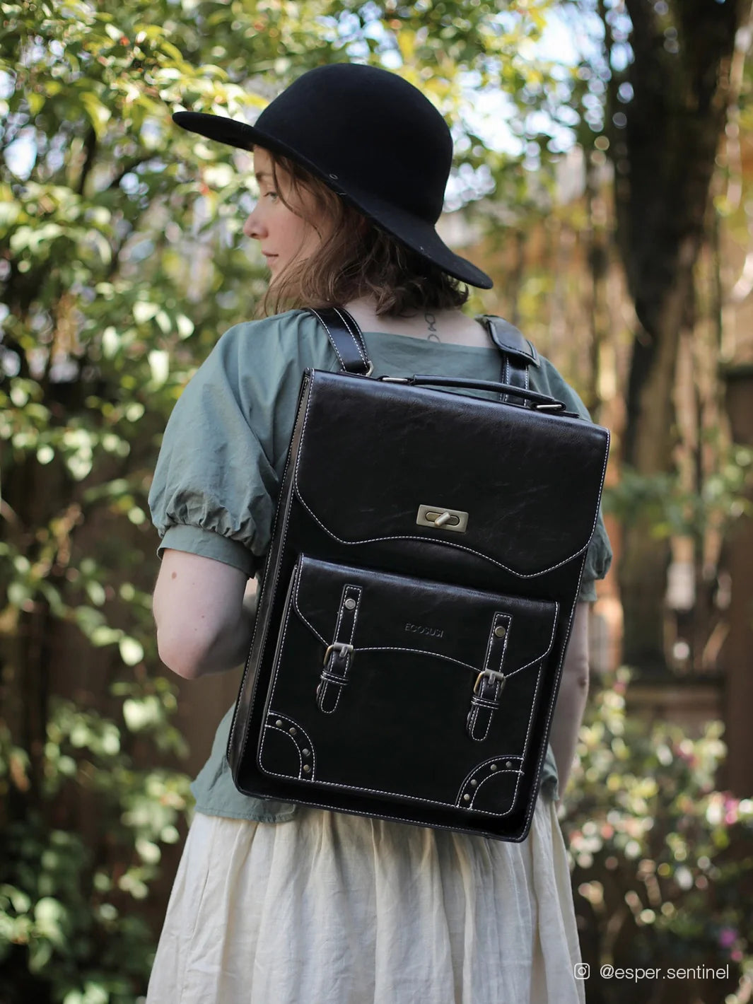 Wilder Vintage Leather 15.6-inch Laptop Backpack