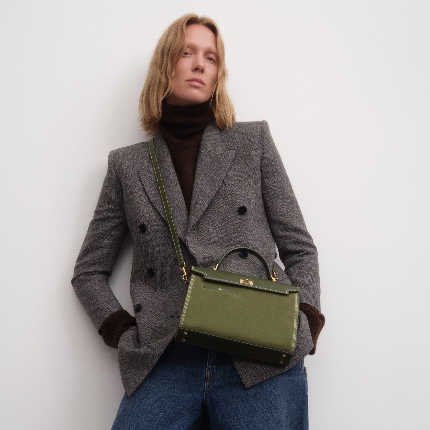 Mortimer Stitch Top Handle