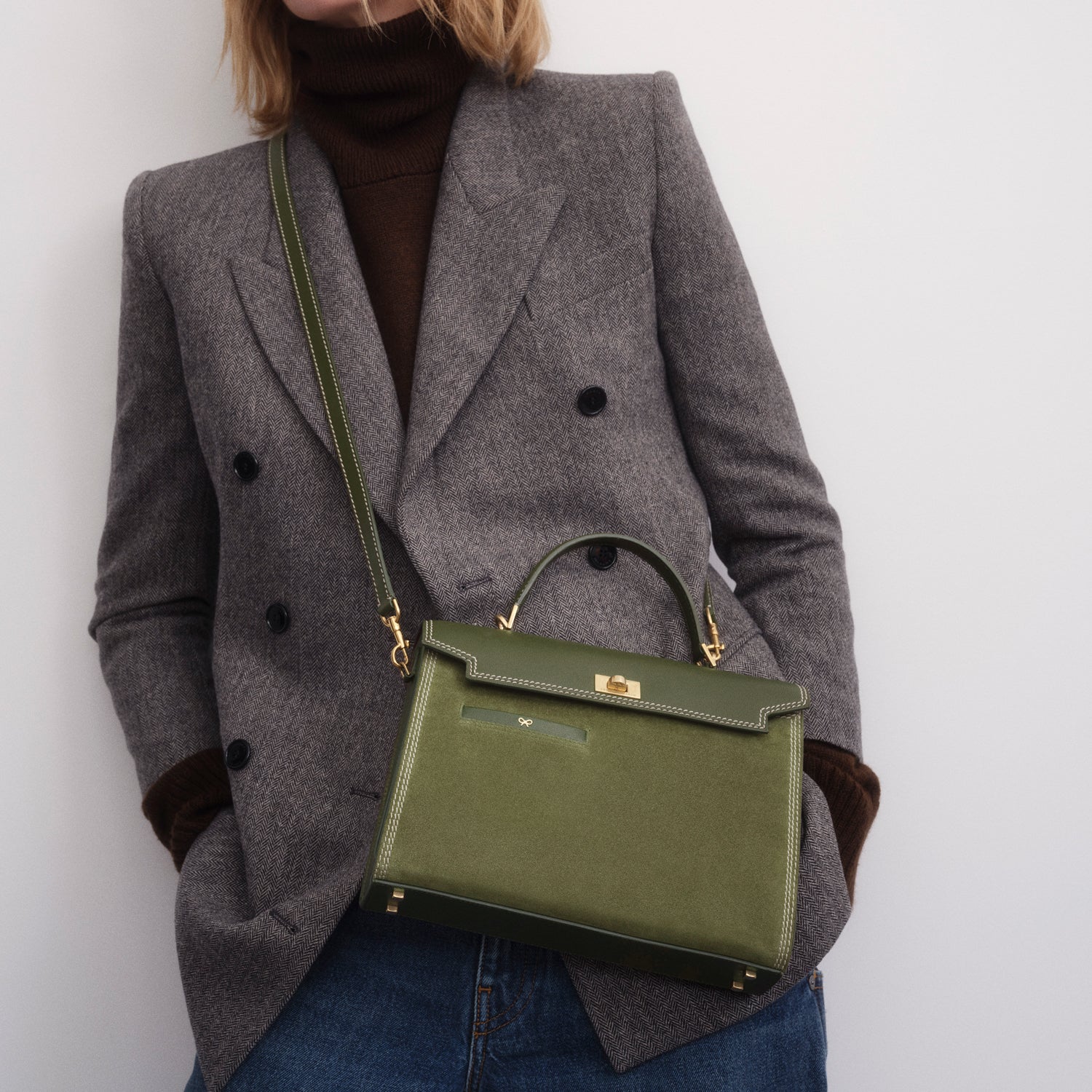 Mortimer Stitch Top Handle