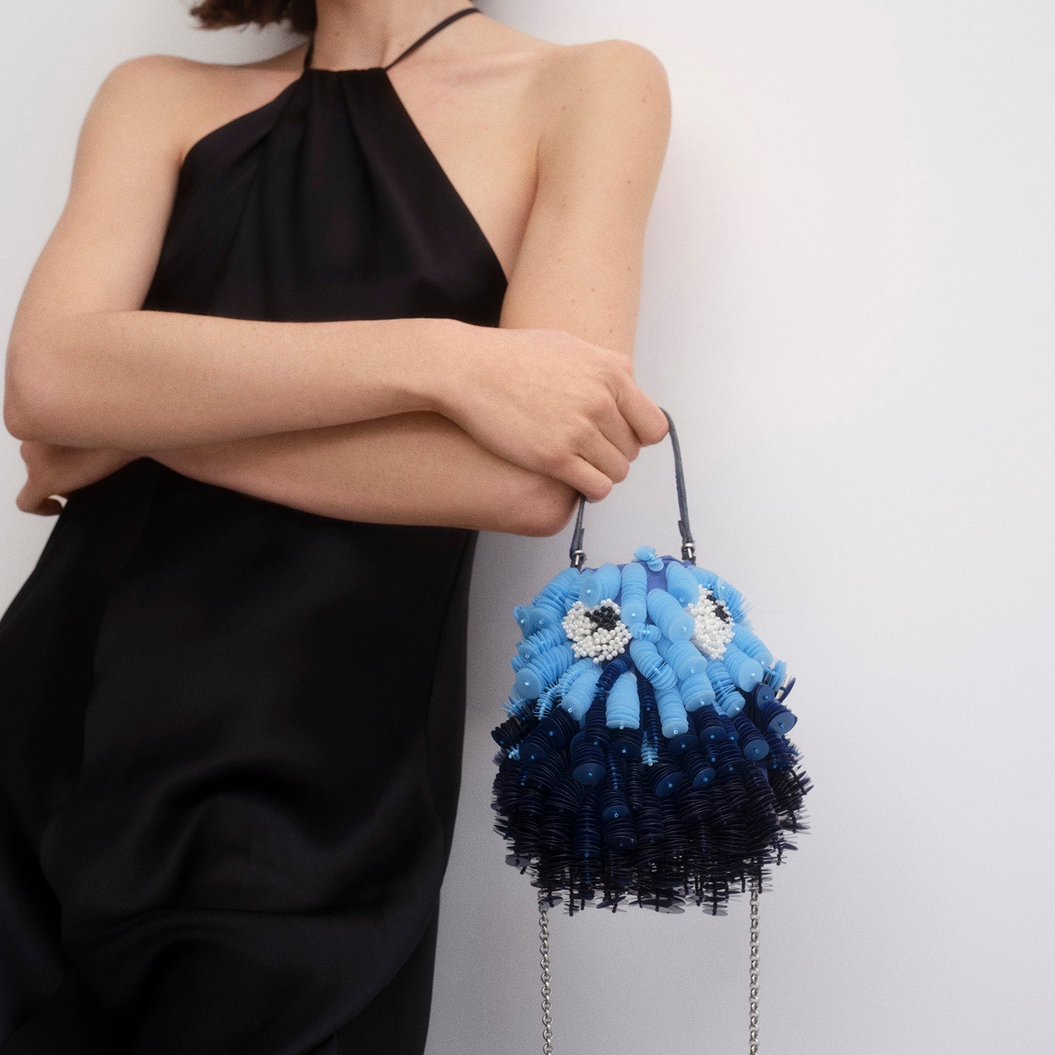 Embellished Sea Creature Cross-body