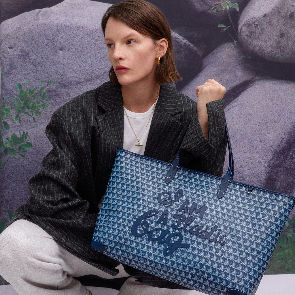 I Am A Plastic Bag Zipped Tote