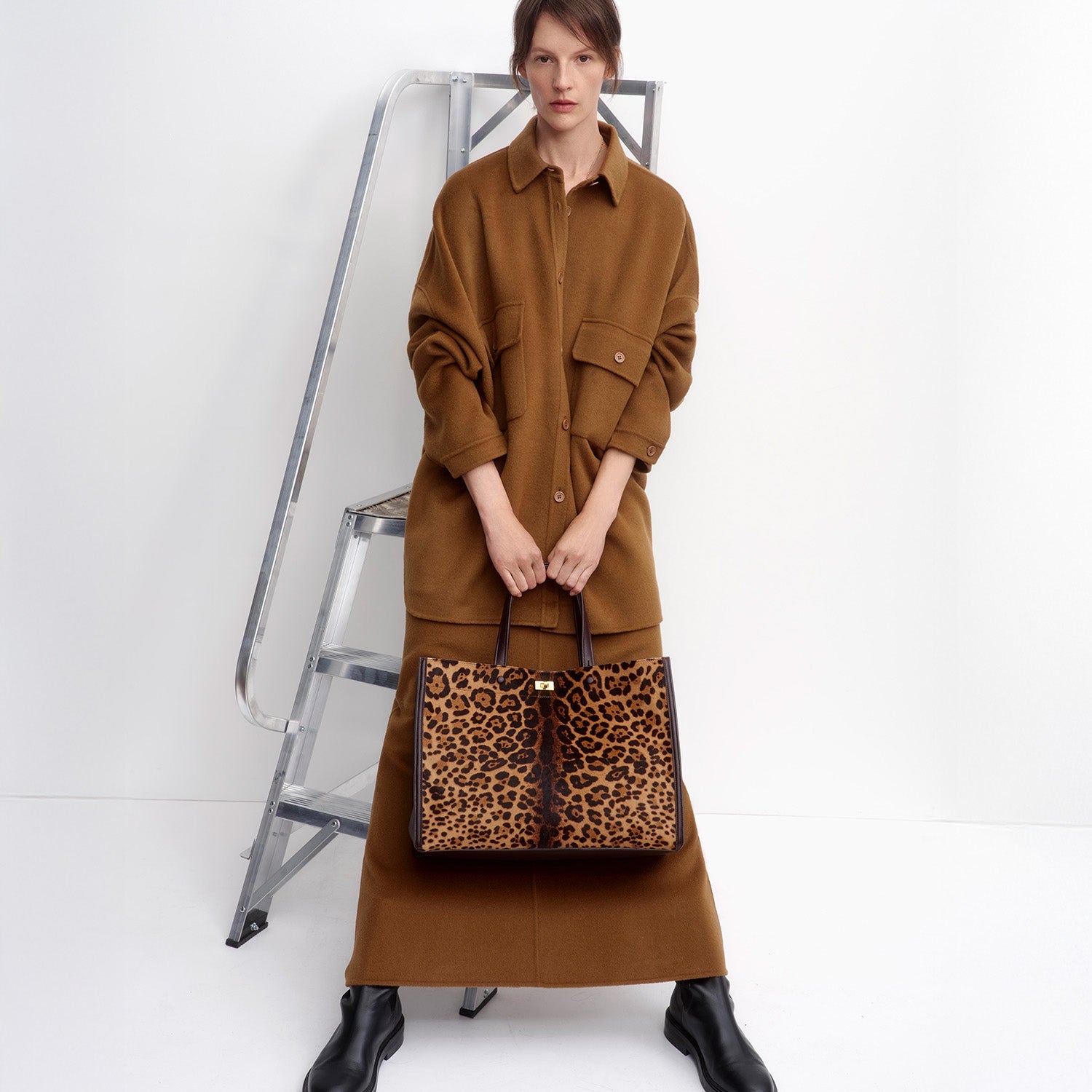 Mortimer Leopard Tote