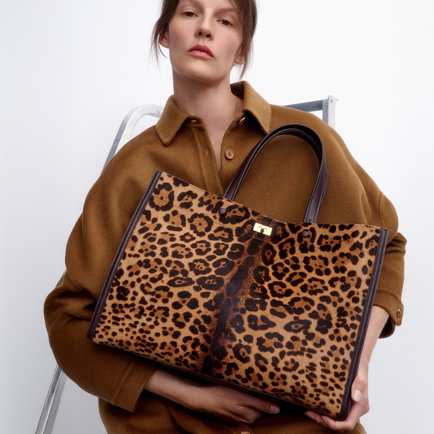 Mortimer Leopard Tote