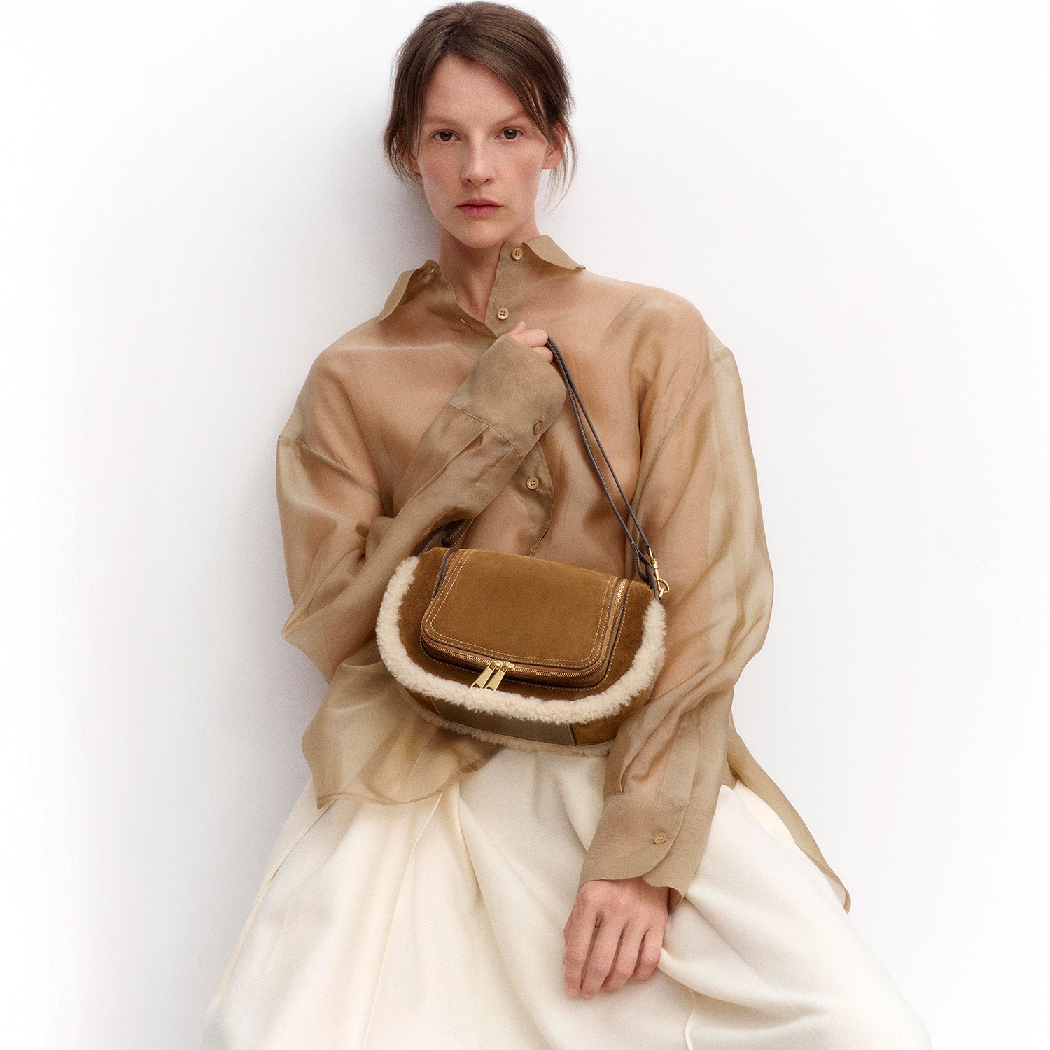 Vere Shearling Two-Way Cross-body