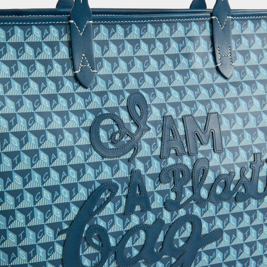 I Am A Plastic Bag Zipped Tote