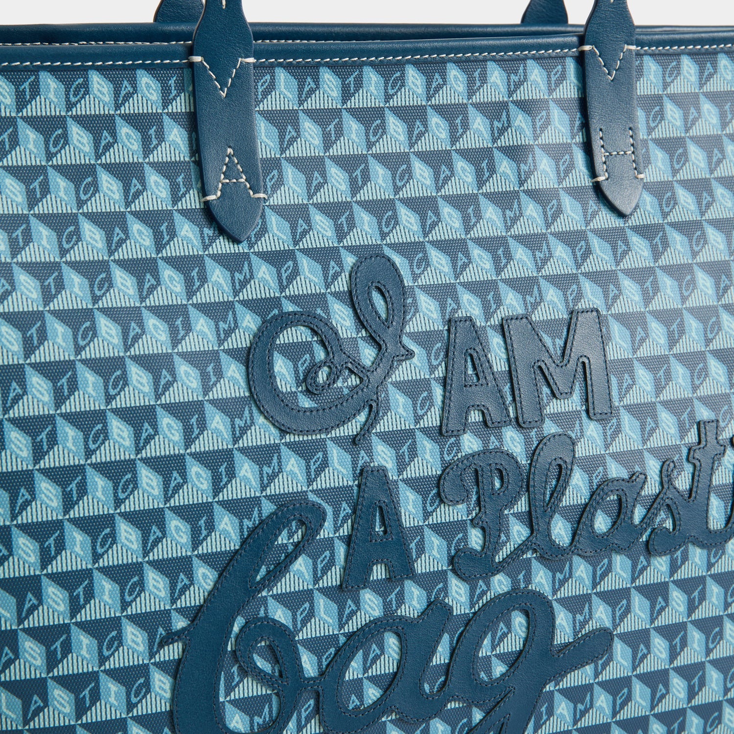 I Am A Plastic Bag Zipped Tote