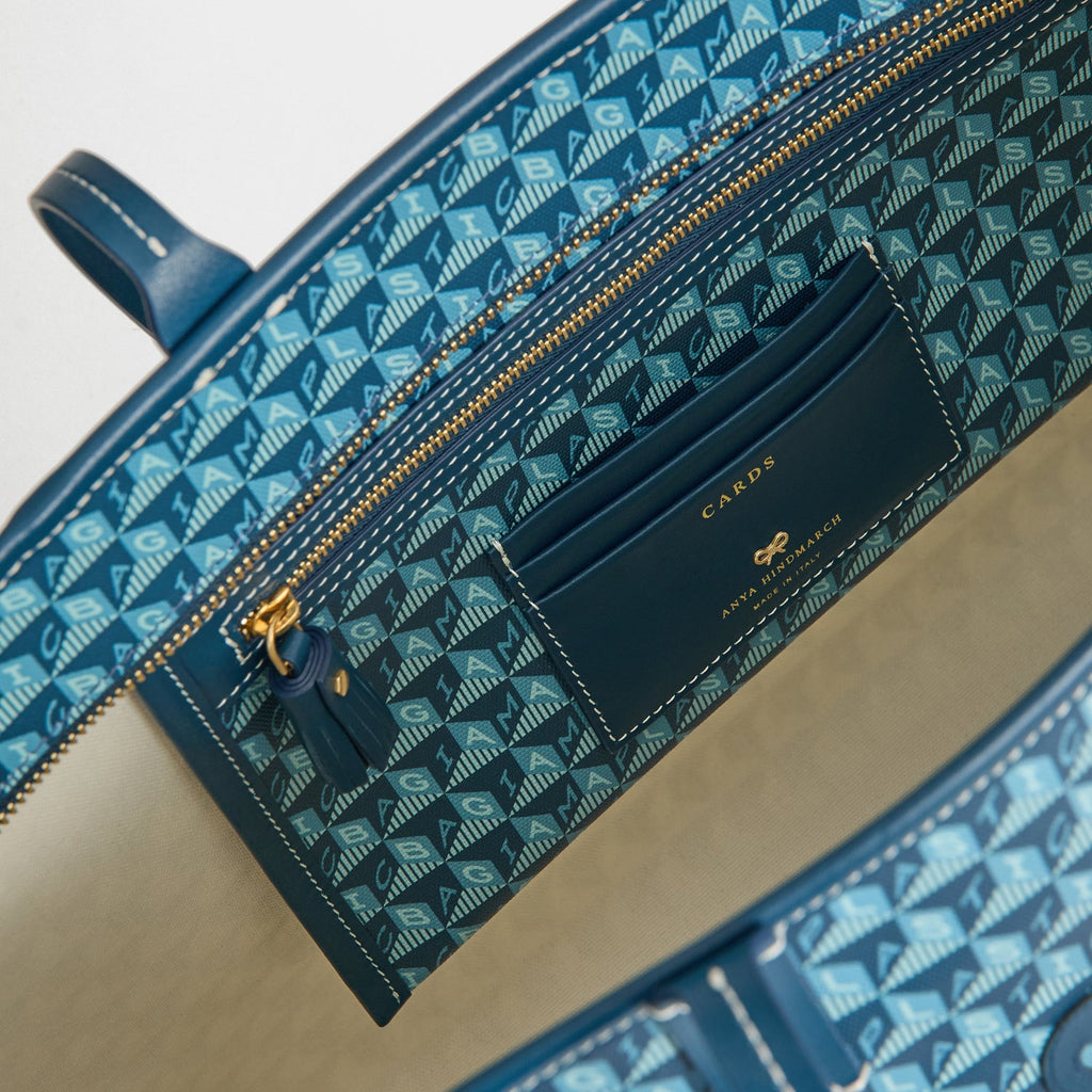 I Am A Plastic Bag Zipped Tote