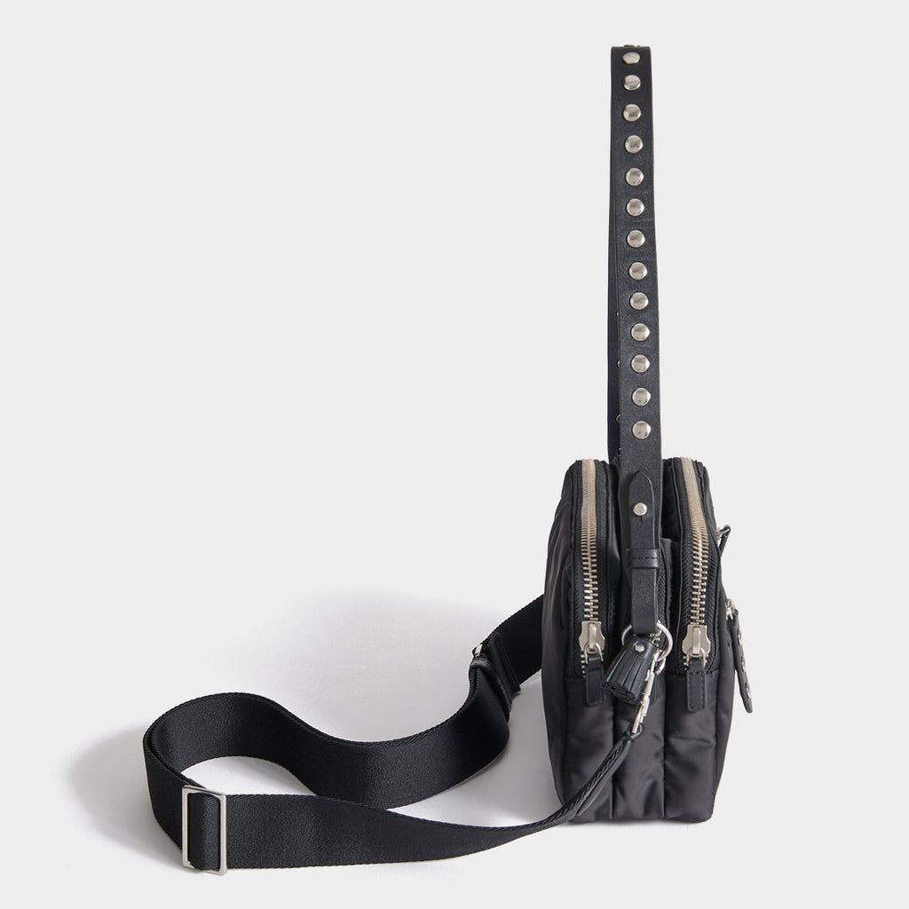 Studs Triple Zip Cross-body
