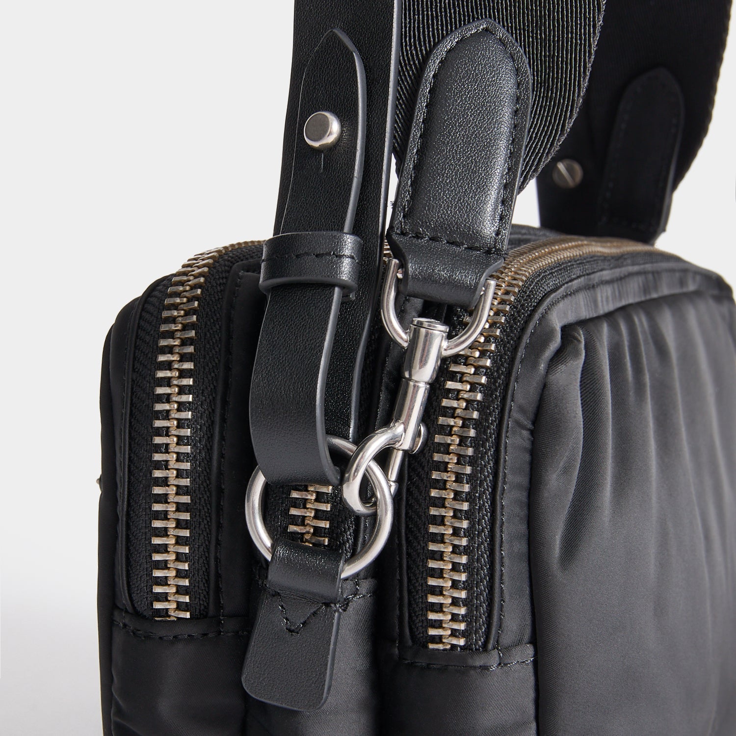 Studs Triple Zip Cross-body