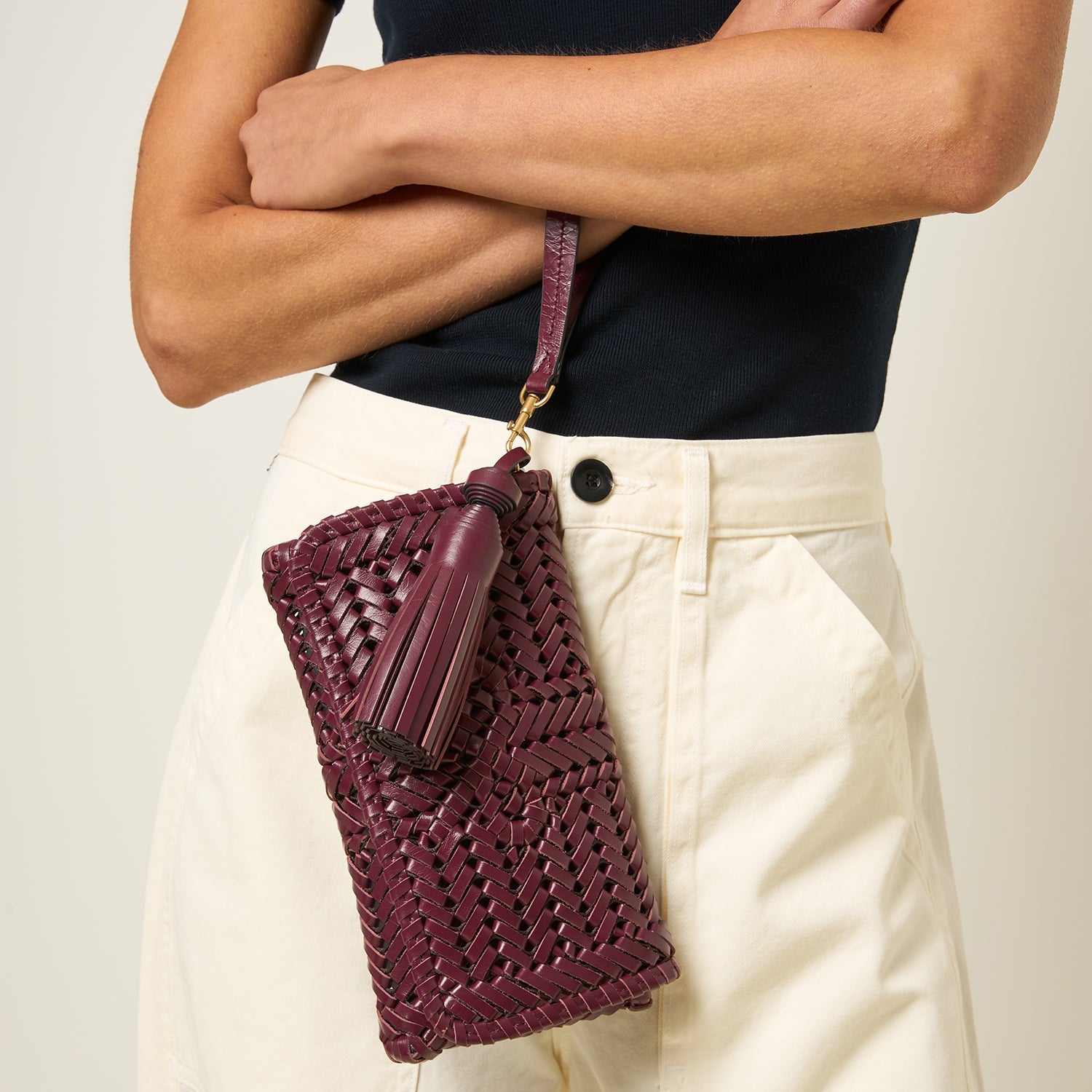 Neeson Tassel Clutch