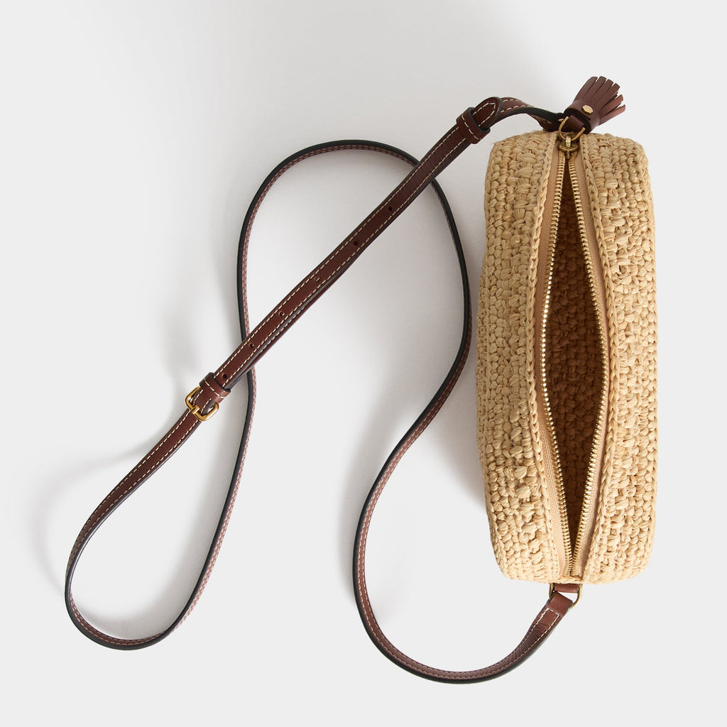 Raffia Eyes Cross-body