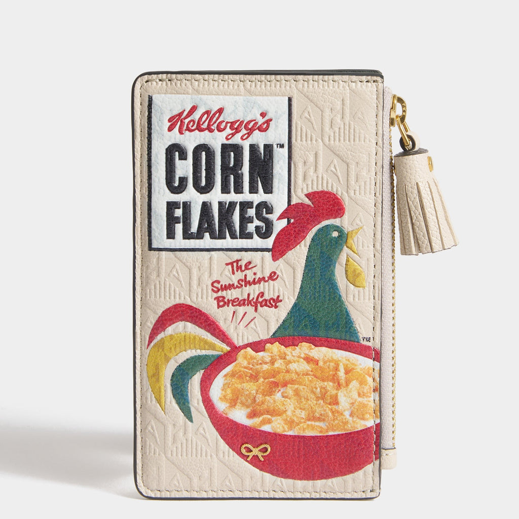 Anya Brands Corn Flakes Zip Card Case