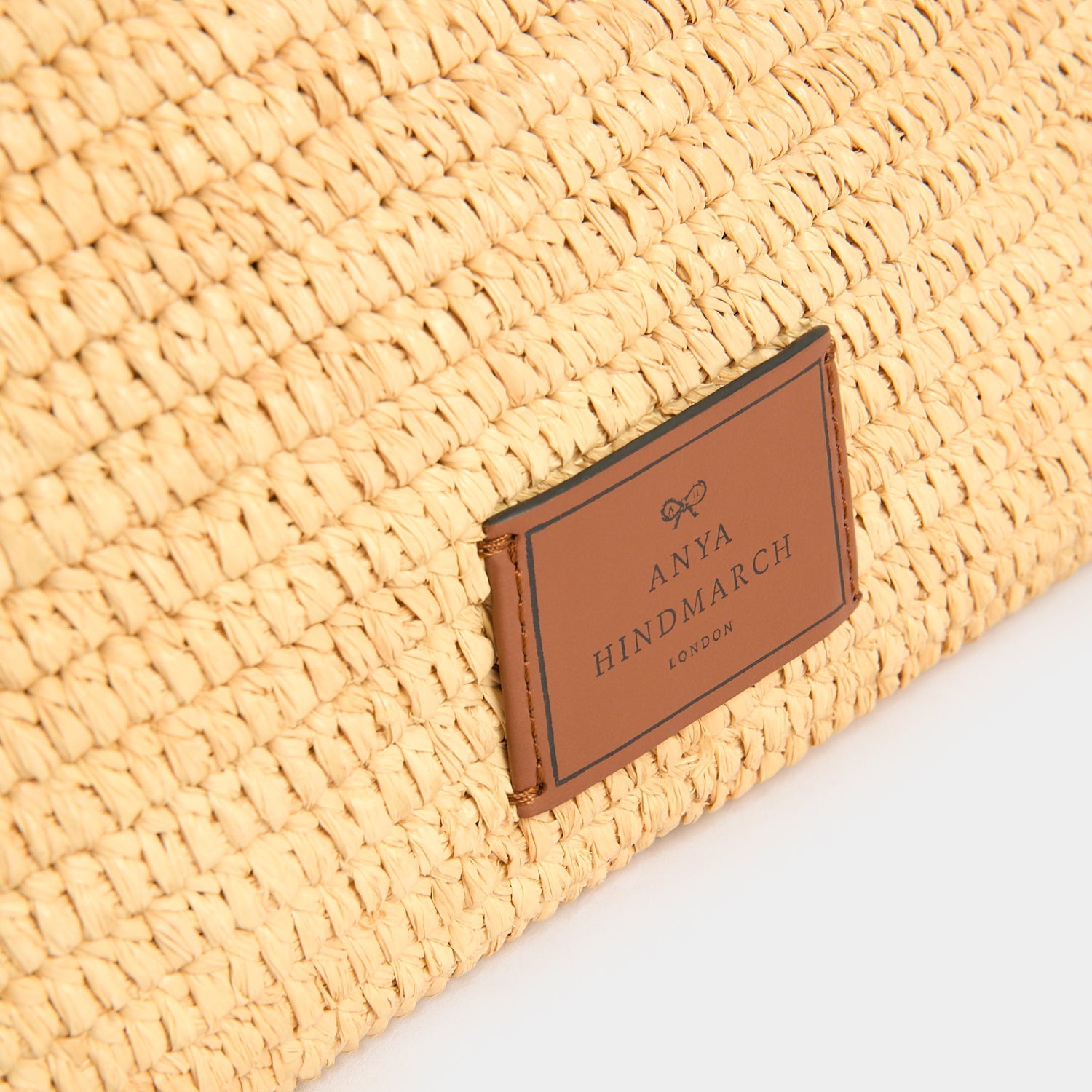 N/S Raffia Eyes Small Tote