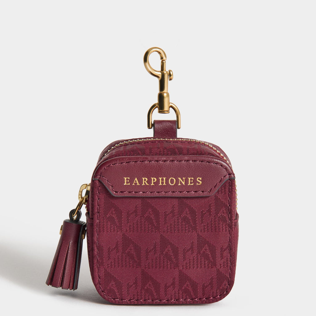 Logo Ear Phones Travel Pouch