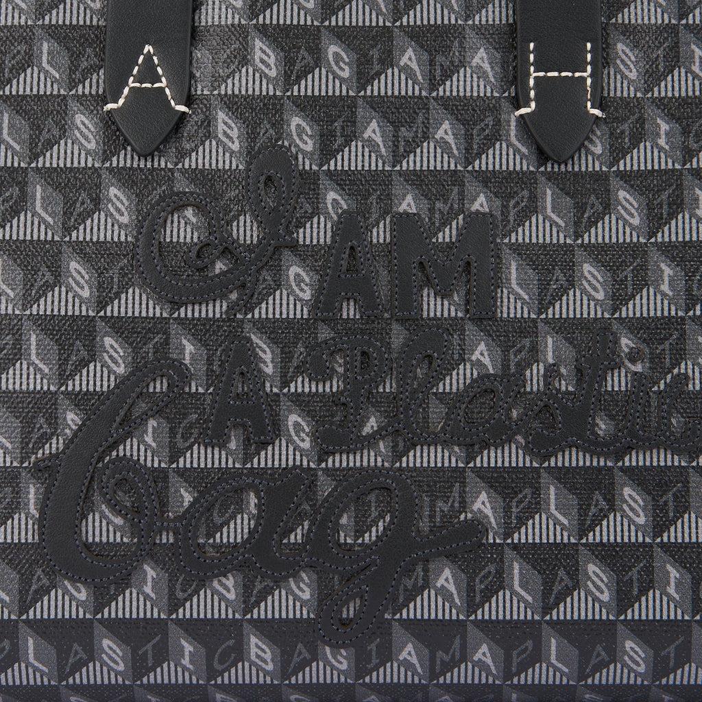 I Am A Plastic Bag XS Zipped Motif Cross-body Tote