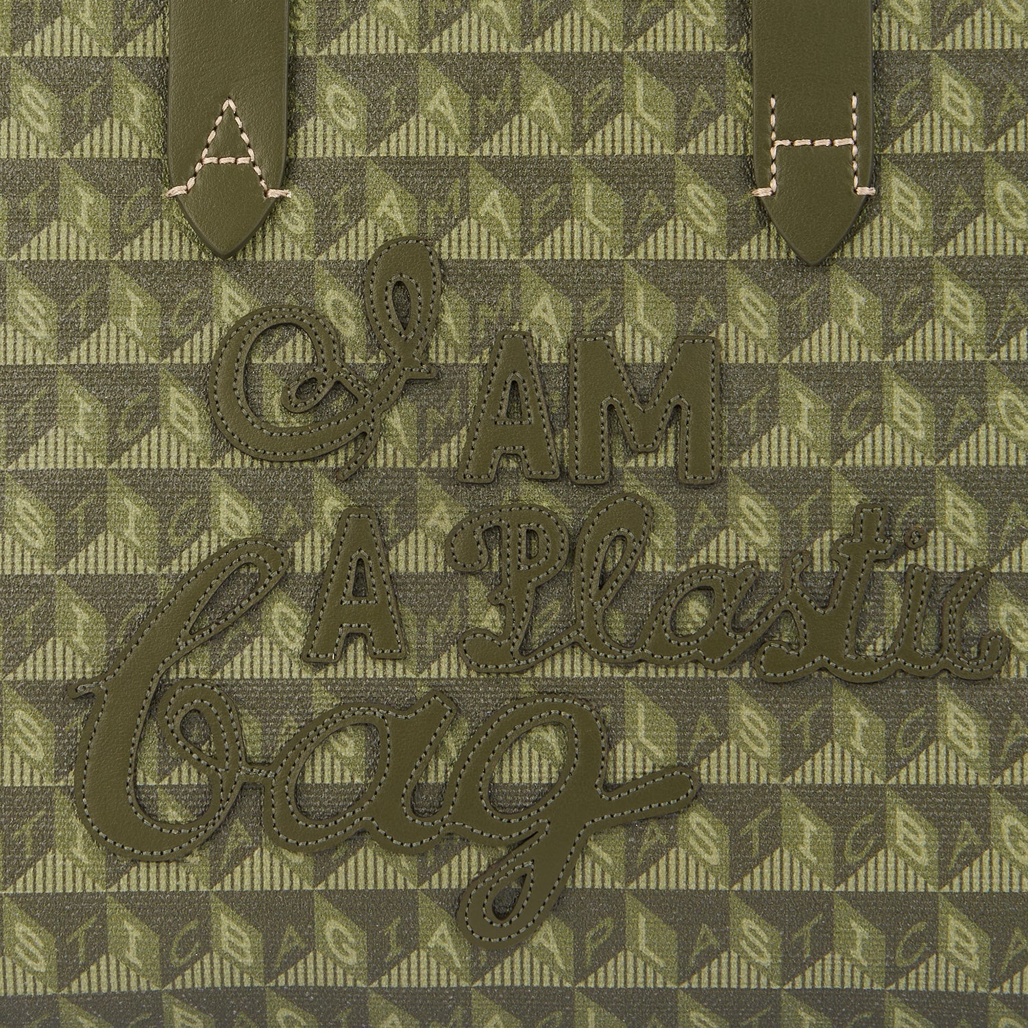 I Am A Plastic Bag XS Zipped Motif Cross-body Tote