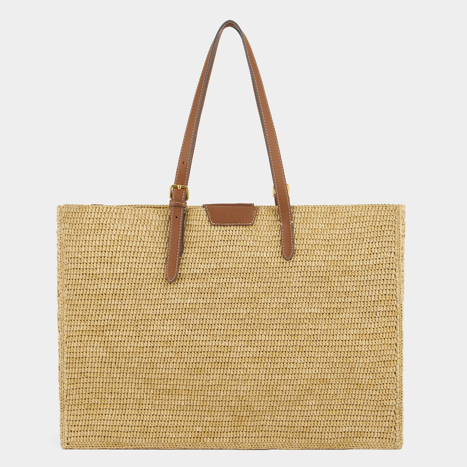 E/W Raffia Holiday Tote