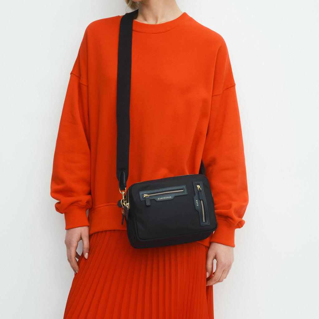 Triple Zip Cross-body