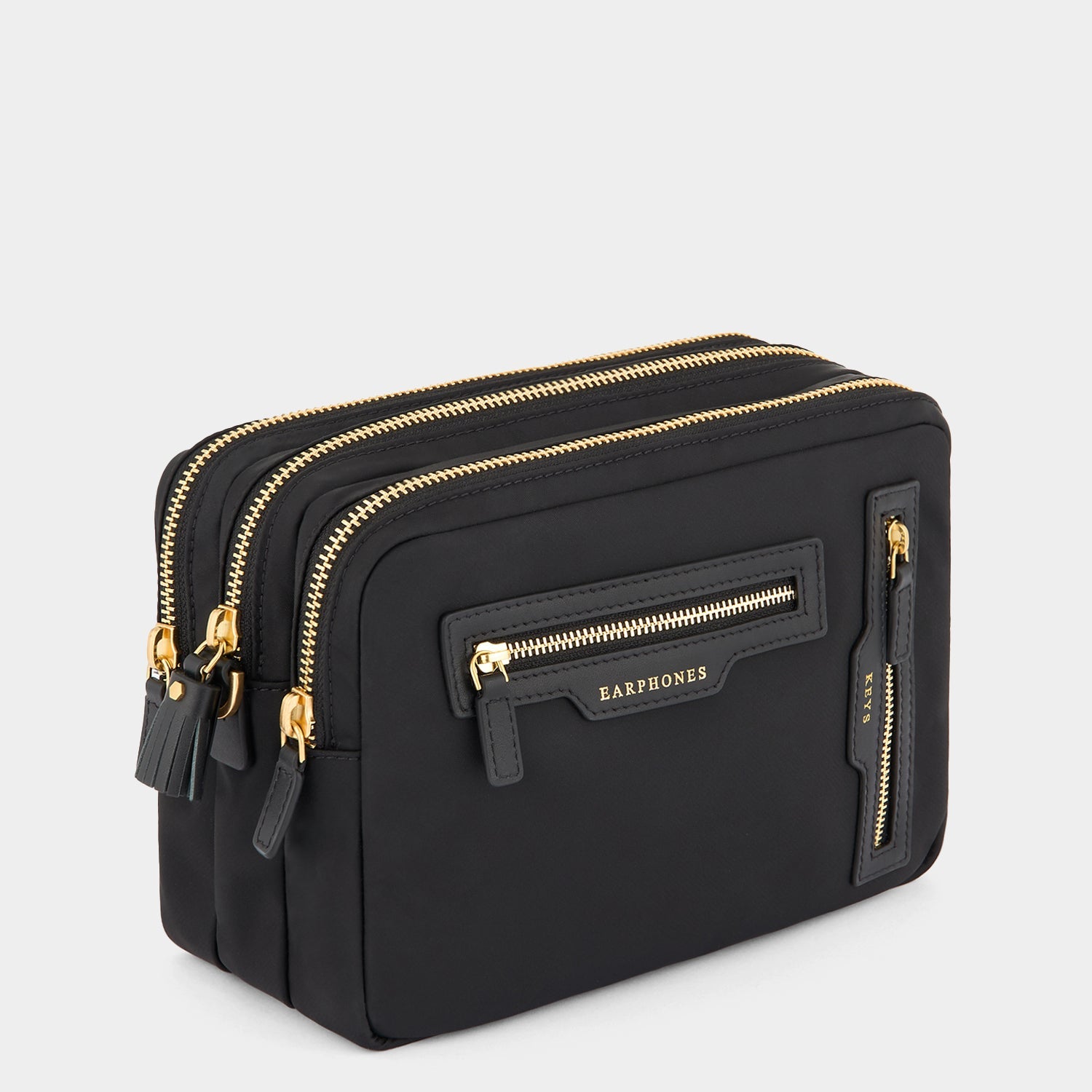 Triple Zip Cross-body