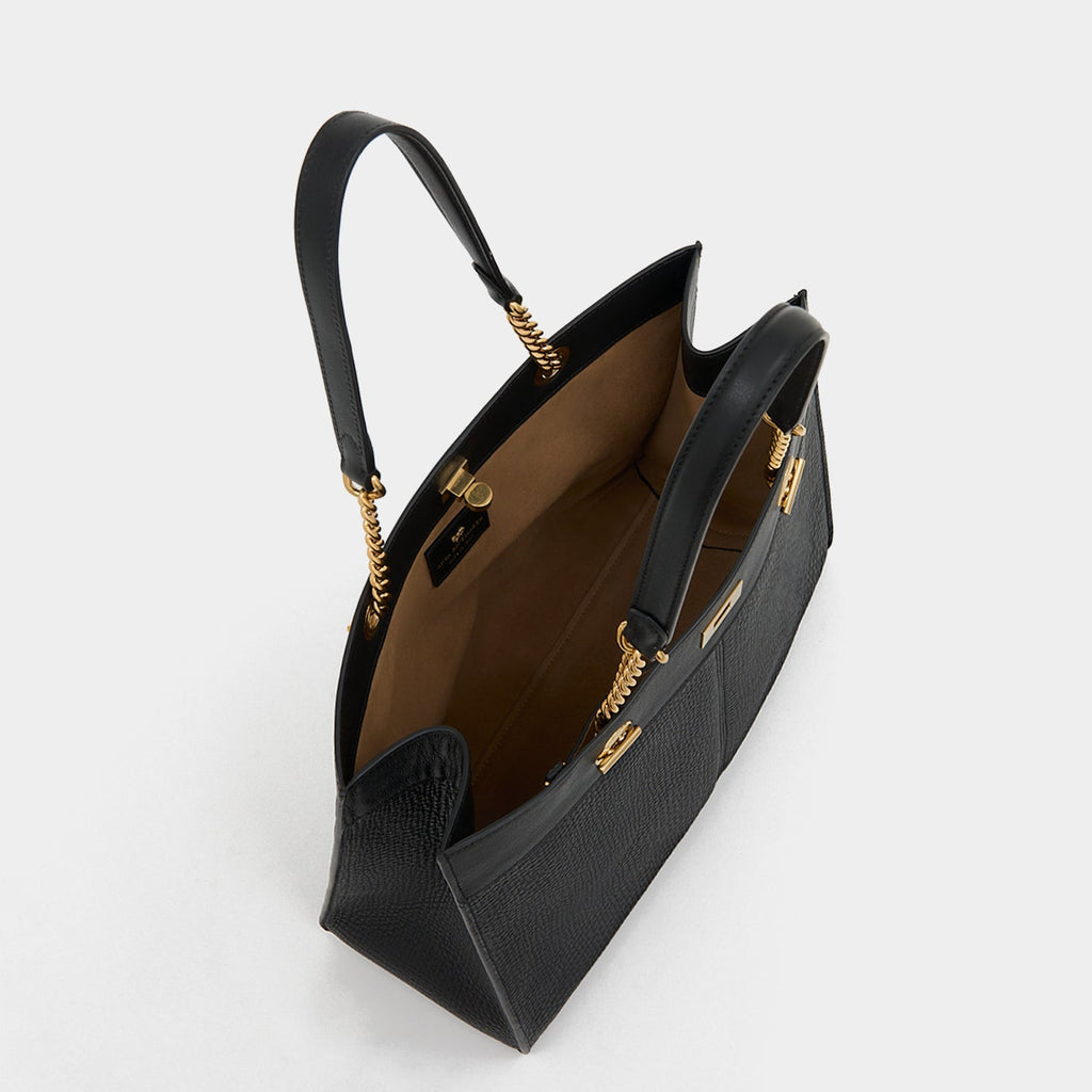 Mortimer Small Eyelet Chain Tote