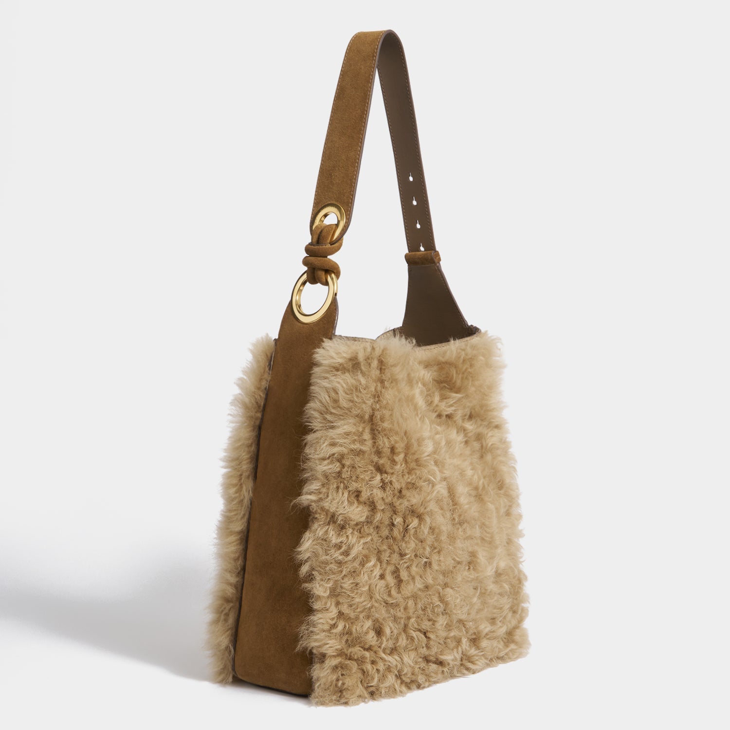 Ringo Shearling Shoulder Bag