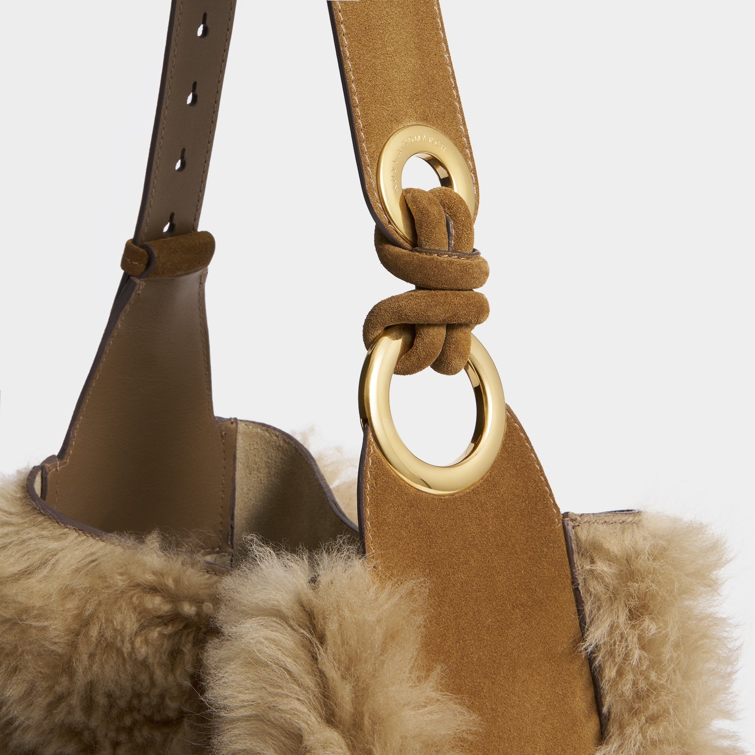 Ringo Shearling Shoulder Bag