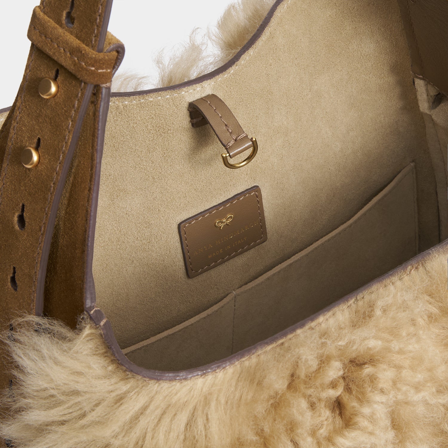 Ringo Shearling Shoulder Bag