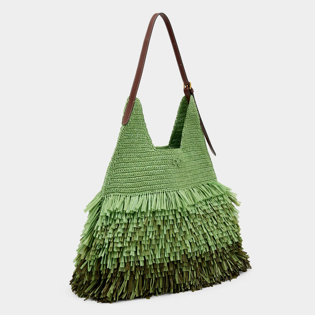 Dégradé Shag Raffia Bag