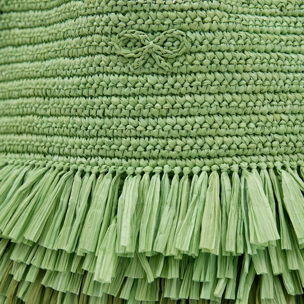 Dégradé Shag Raffia Bag
