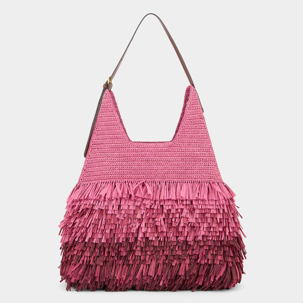Dégradé Shag Raffia Bag