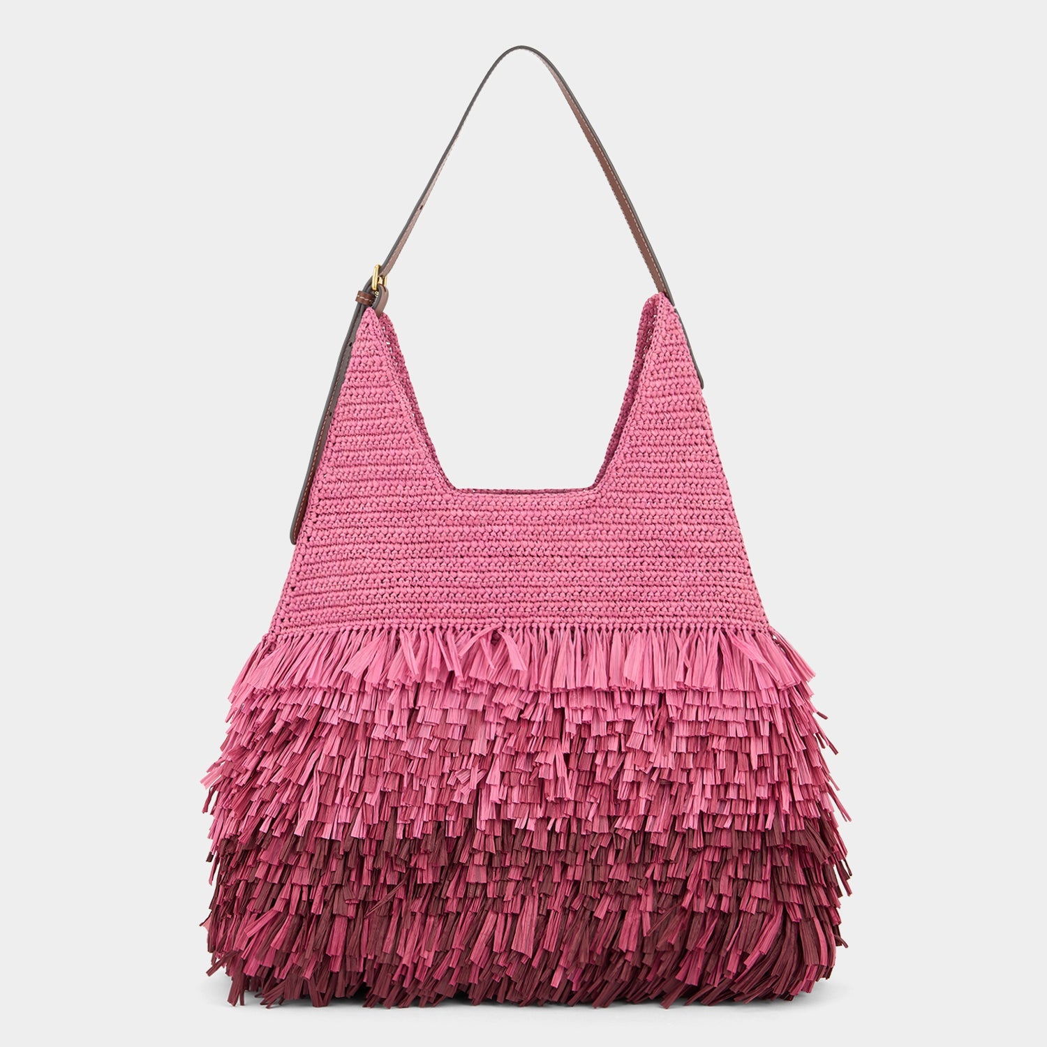 Dégradé Shag Raffia Bag