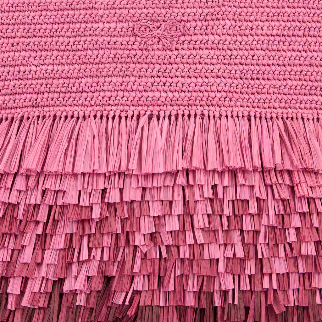 Dégradé Shag Raffia Bag