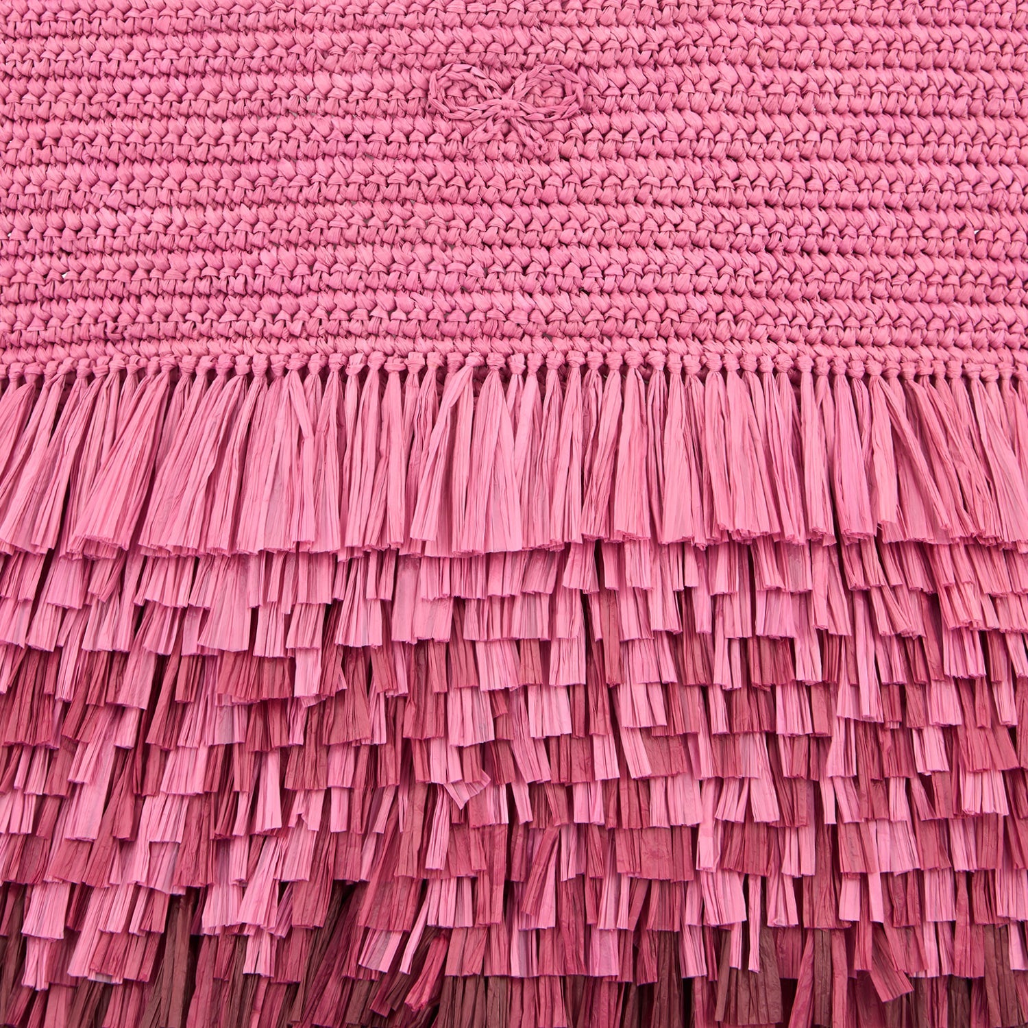 Dégradé Shag Raffia Bag