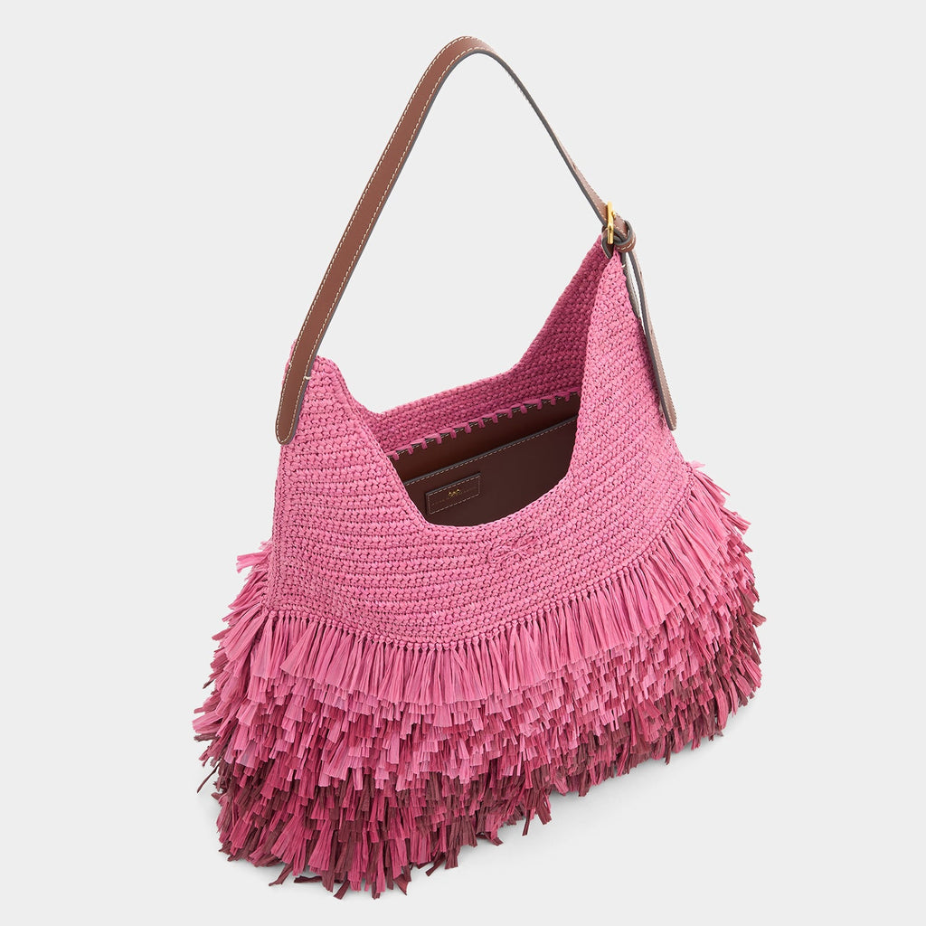Dégradé Shag Raffia Bag