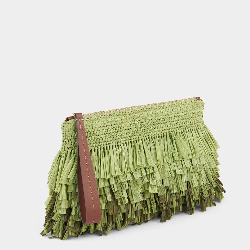 Dégradé Shag Raffia Clutch