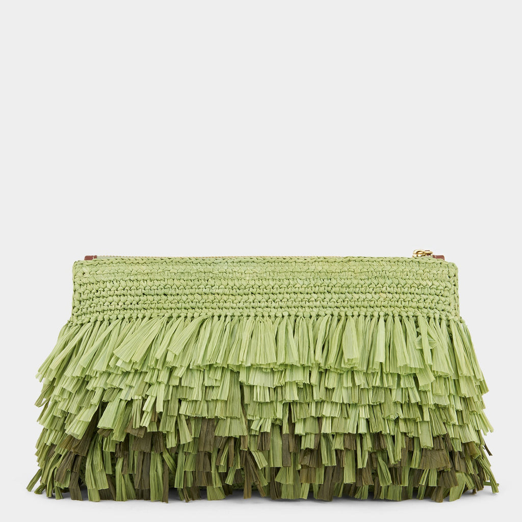 Dégradé Shag Raffia Clutch