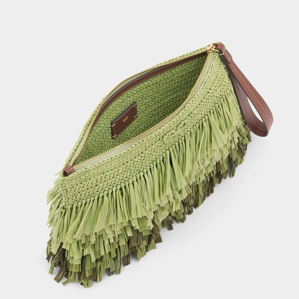 Dégradé Shag Raffia Clutch