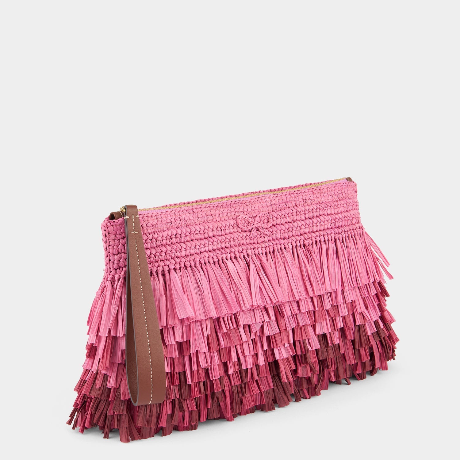 Dégradé Shag Raffia Clutch
