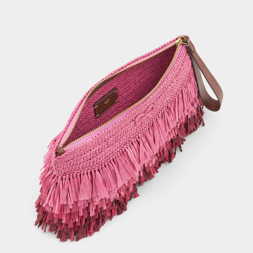 Dégradé Shag Raffia Clutch