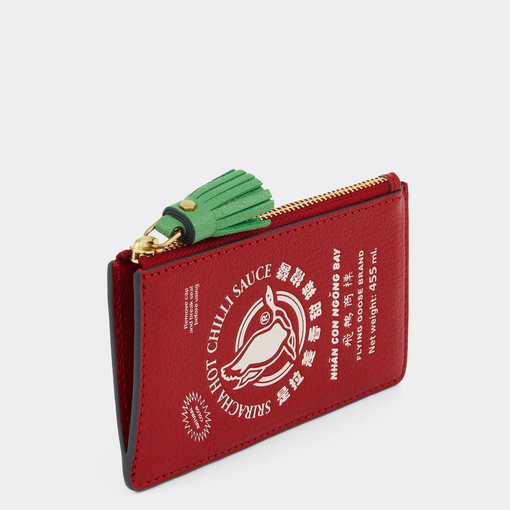 Anya Brands Flying Goose Sriracha Zip Card Case