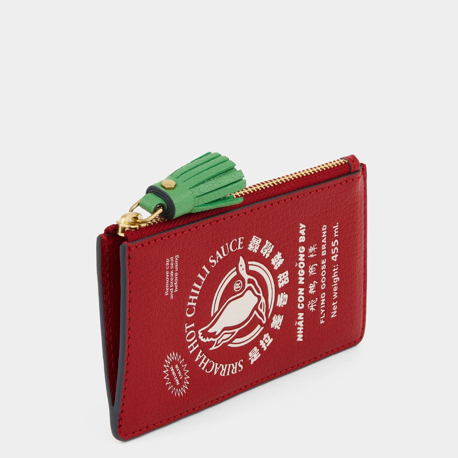Anya Brands Flying Goose Sriracha Zip Card Case