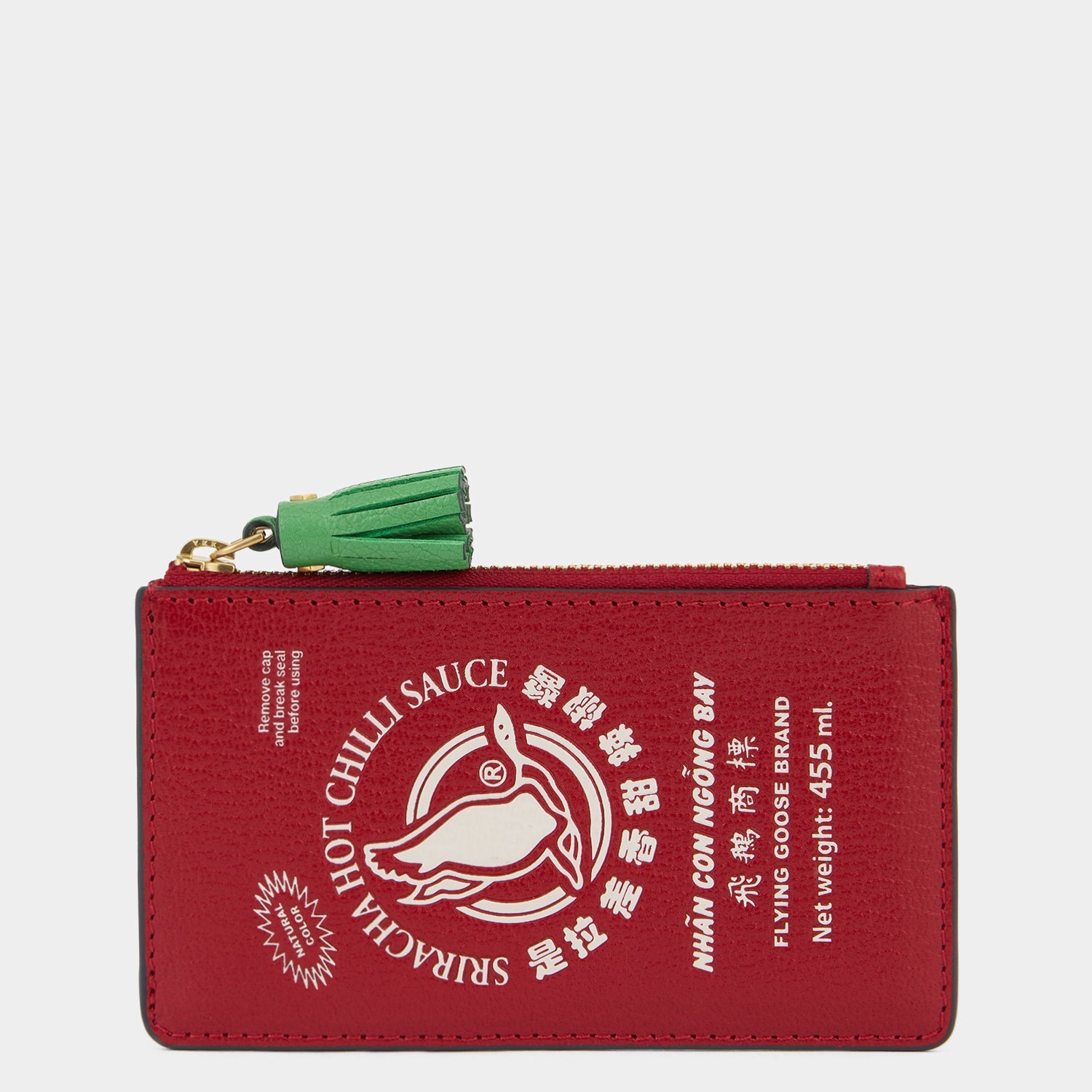 Anya Brands Flying Goose Sriracha Zip Card Case