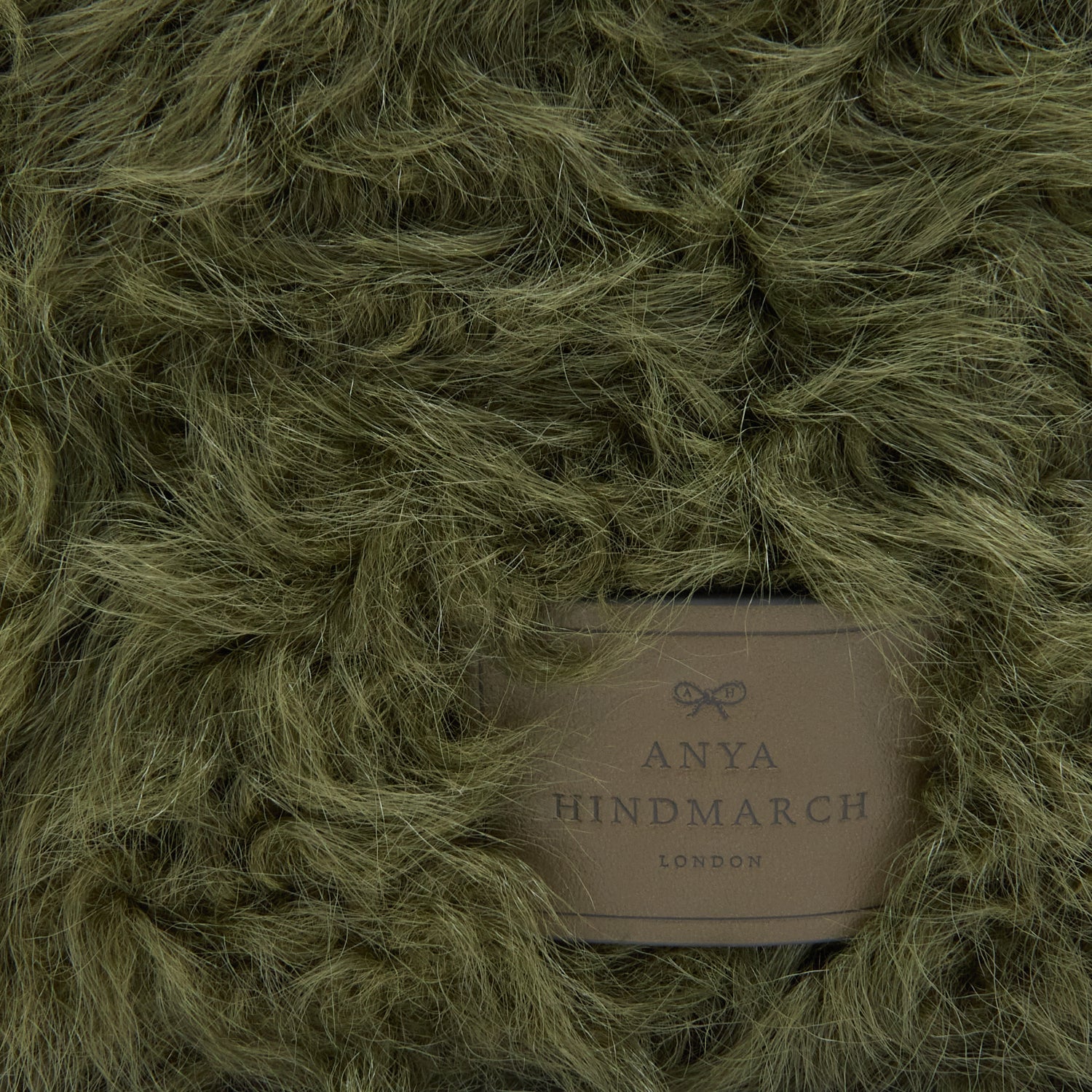 N/S Mini Eyes Shearling Tote