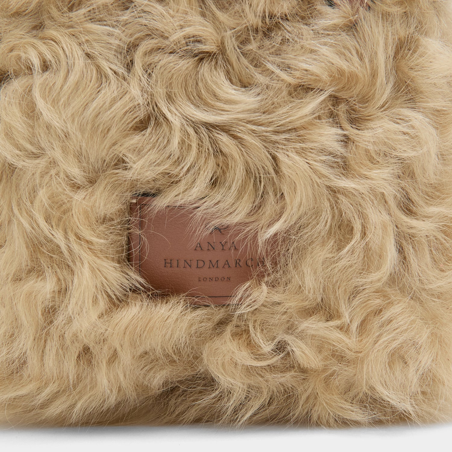 N/S Mini Eyes Shearling Tote