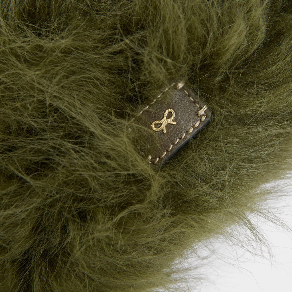 Shearling Eyes Clutch