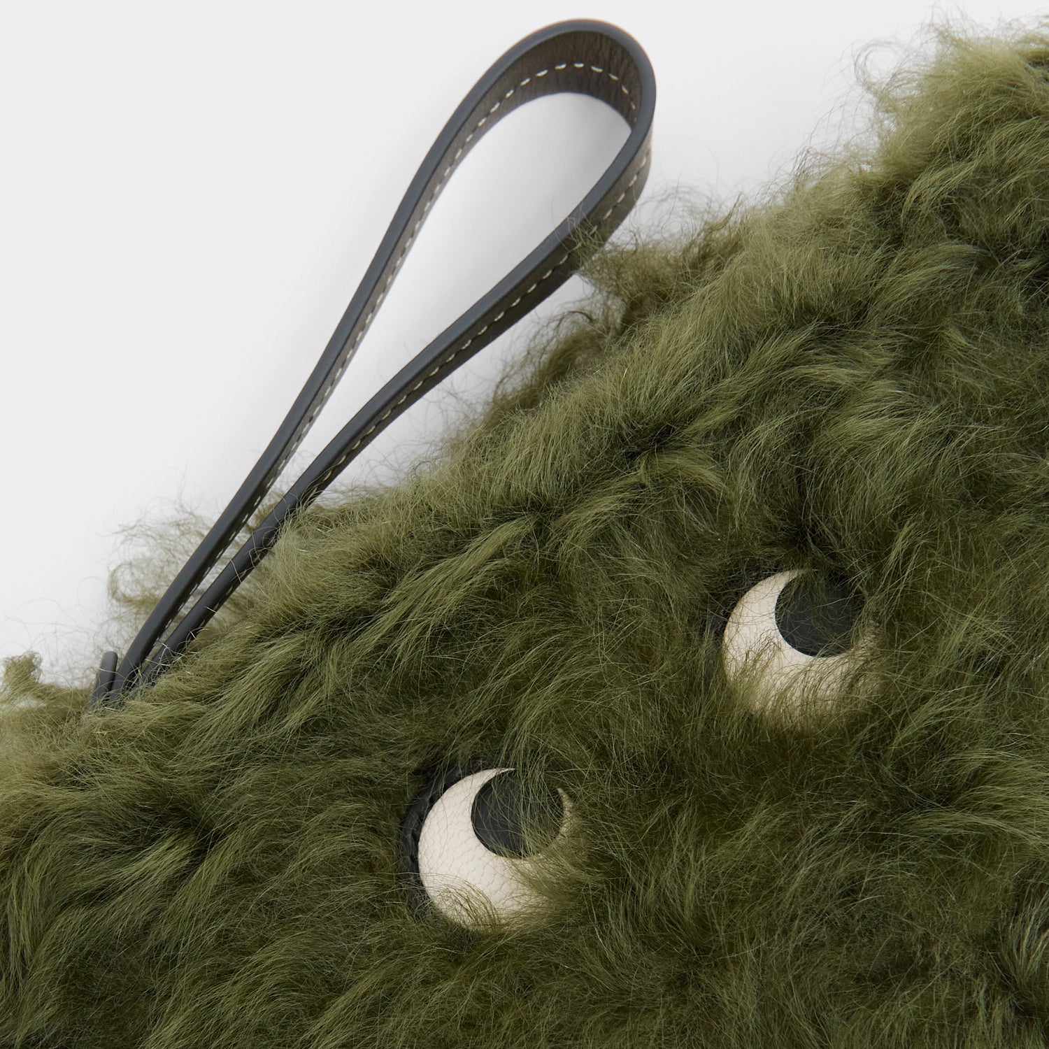 Shearling Eyes Clutch