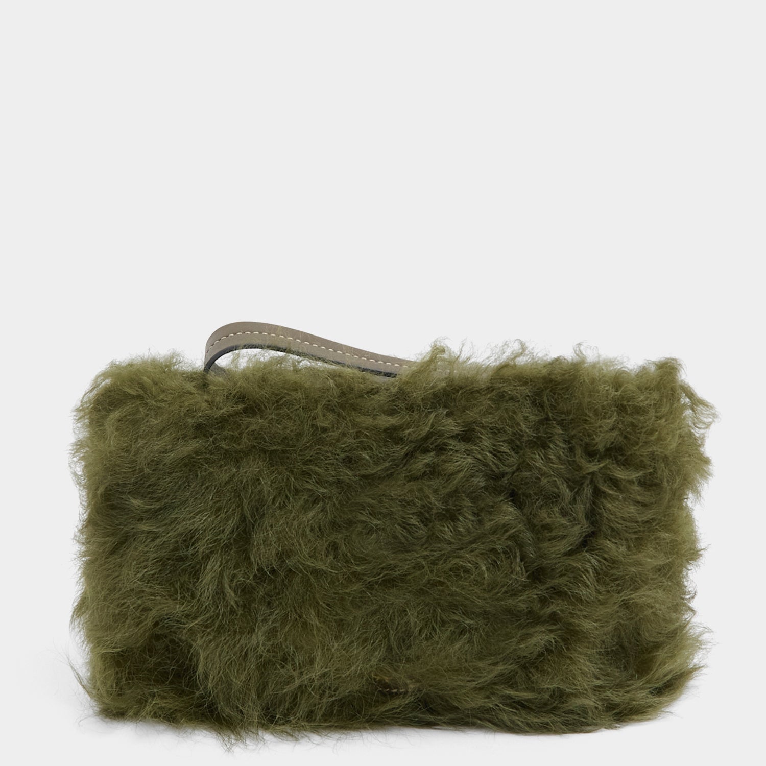 Shearling Eyes Clutch