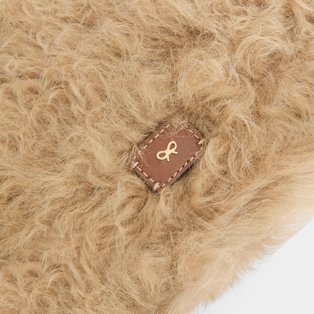 Shearling Eyes Clutch