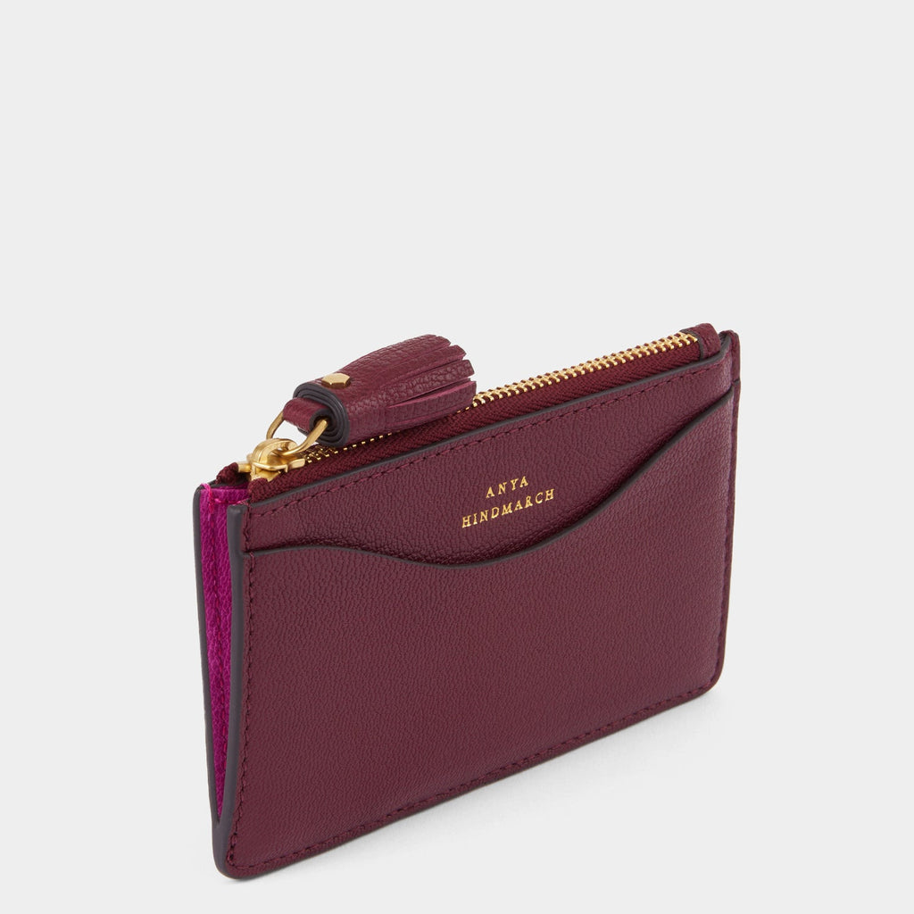 Peeping Eyes Zip Card Case