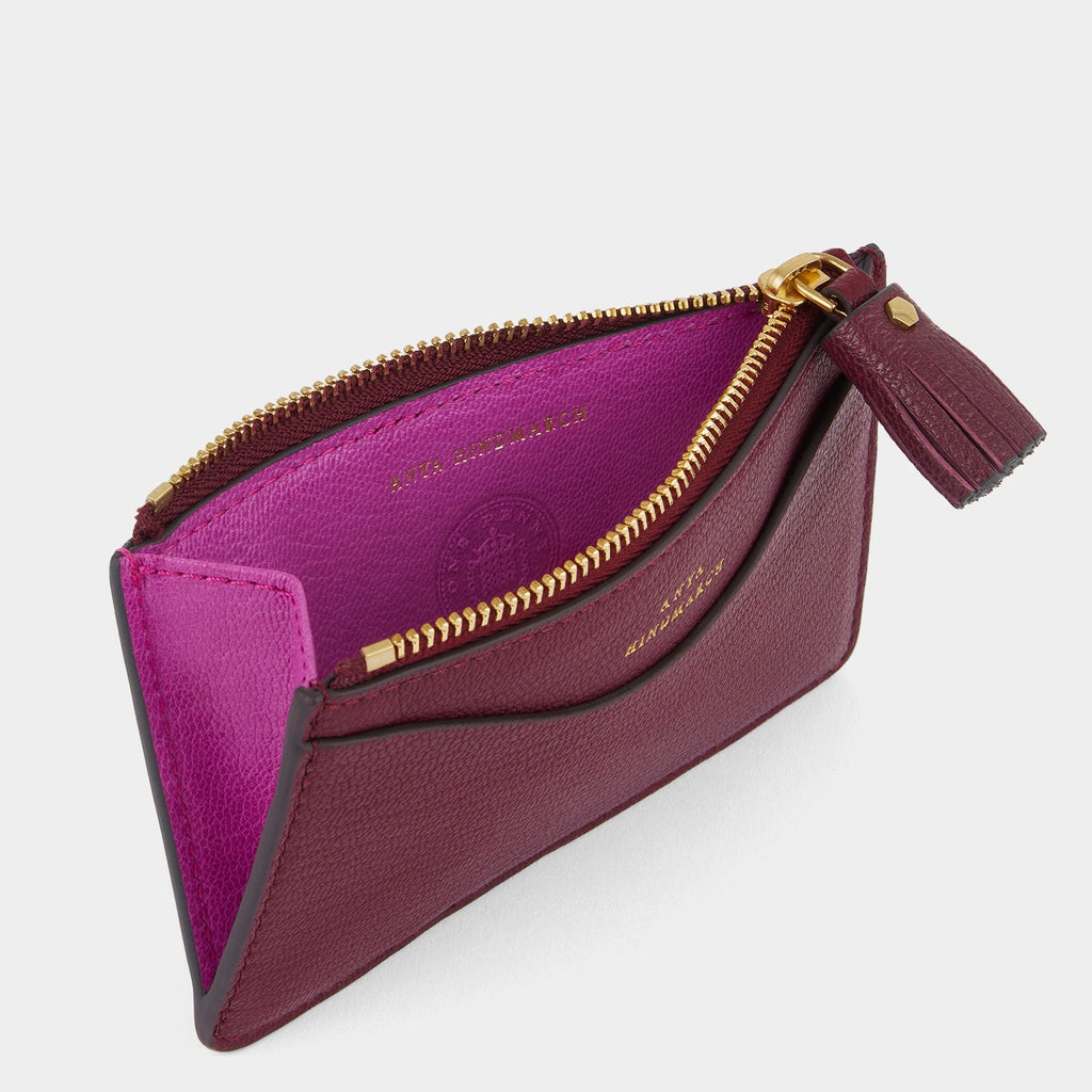 Peeping Eyes Zip Card Case